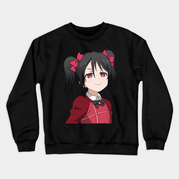 Nico Yazawa Smug Crewneck Sweatshirt by KokoroPopShop